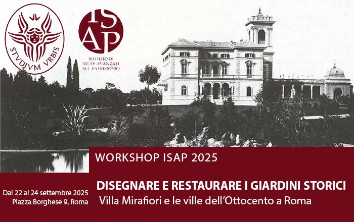 WORKSHOP DISEGNARE E RESTAURARE I GIARDINI STORICI