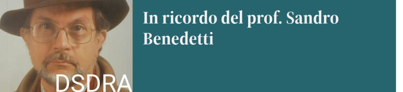  In ricordo del prof. Sandro Benedetti