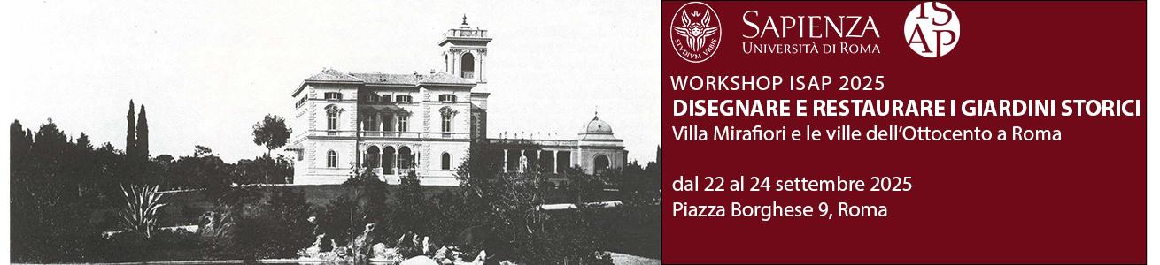 WORKSHOP DISEGNARE E RESTAURARE I GIARDINI STORICI